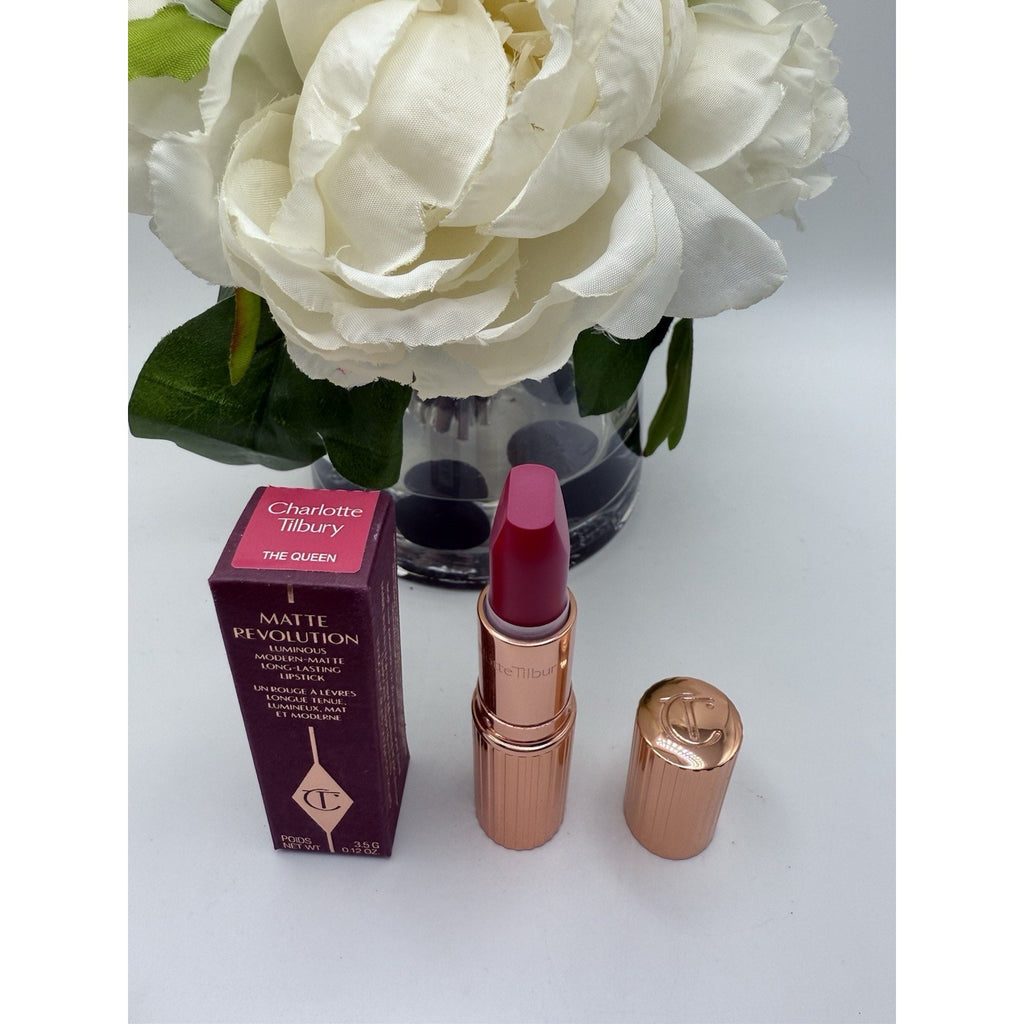 CHARLOTTE TILBURY Matte Revolution Lipstick THE QUEEN Full Size