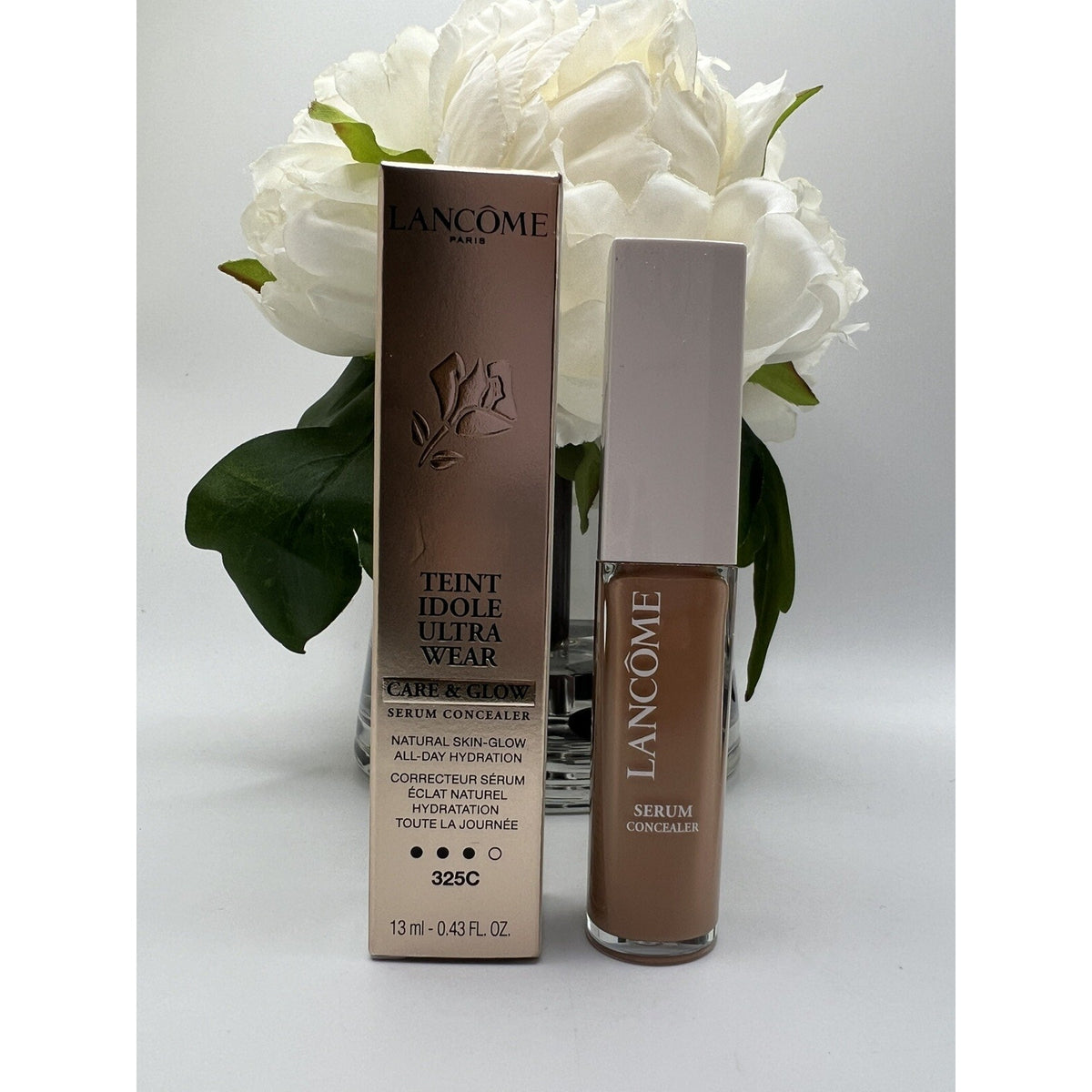 Lancome Teint Idole Ultra Wear Care & Glow Serum Concealer 325C 0.43 Fl Oz /13ml