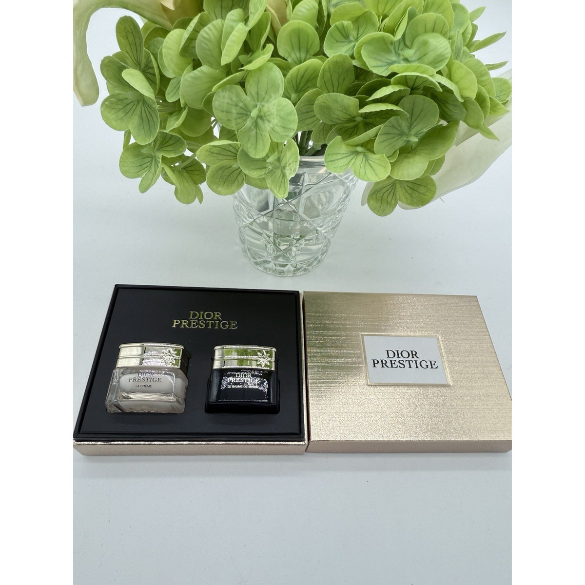 Dior Prestige Gift Set Repair Creme + Intensive Regenerating Night Balm .017oz