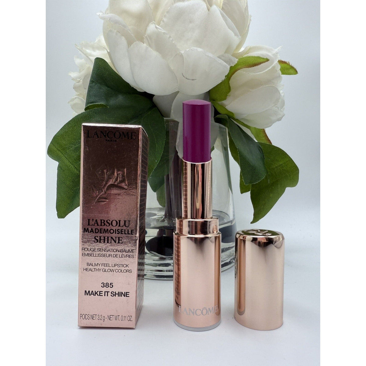 Lancome L'absolu Mademoiselle Shine Balmy Feel Lipstick 385 Make It Shine .11oz