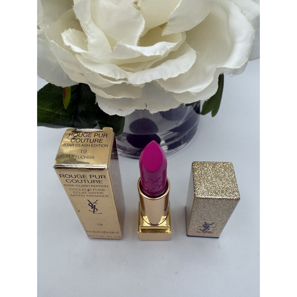 Yves Saint Laurent Rouge Pur Couture Lipstick 19 Le FUCHSIA Limited Edition