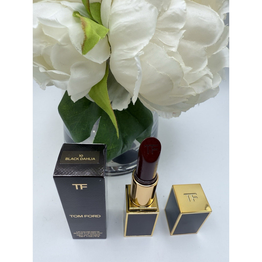 Tom Ford Lip Color Matte 10 BLACK DAHLIA .1oz / 3g