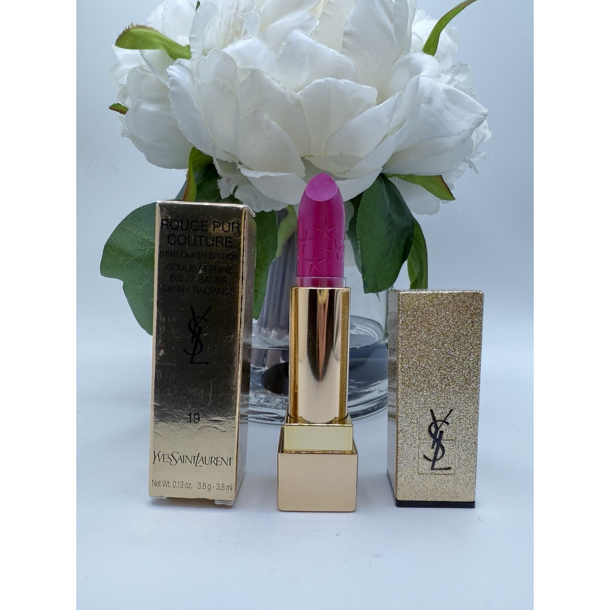 Yves Saint Laurent Rouge Pur Couture Lipstick 19 Le FUCHSIA Limited Edition