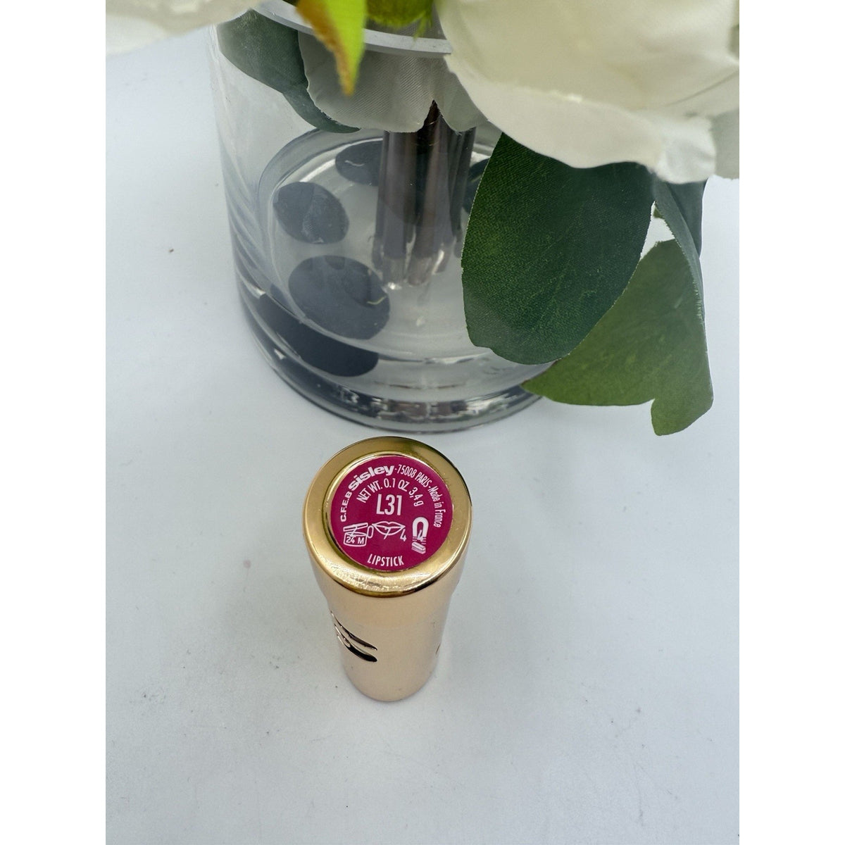 Sisley hydrating long lasting lipstick L31 Hot Pink 0.1 oz / 3.4 g Full Size