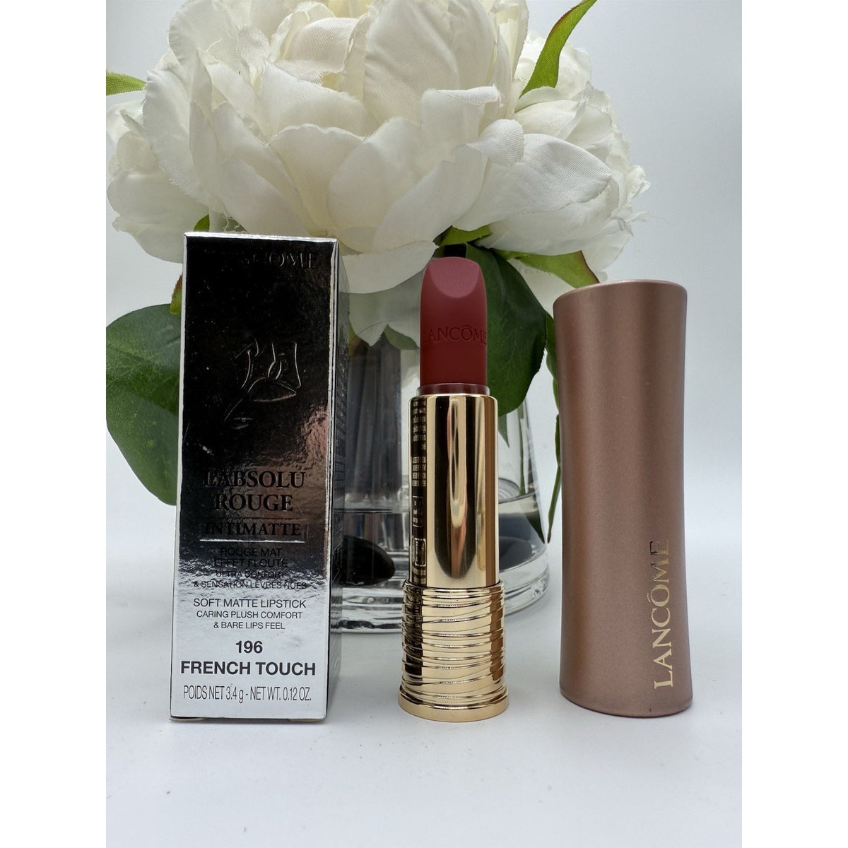 Lancome L'Absolu Rouge Intimatte Soft Matte Lipstick 196 French Touch 3.4g/.12oz