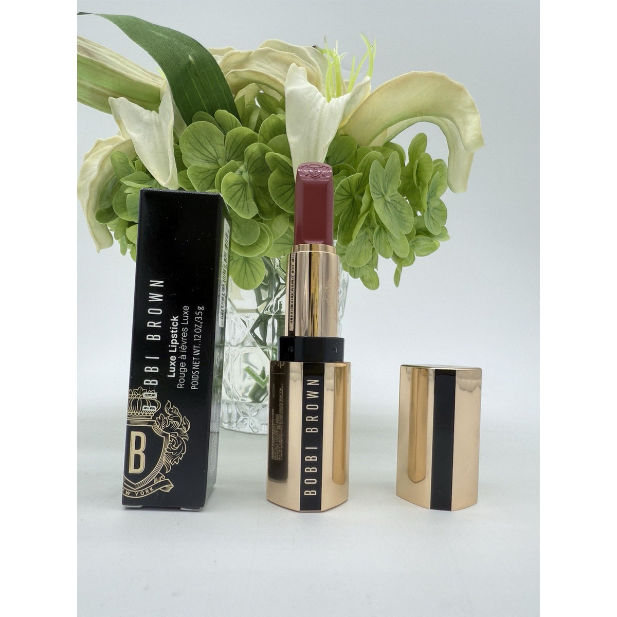 Bobbi Brown Luxe Lipstick 606 CRANBERRY - Full Size 0.12 Oz. / 3.5 g New