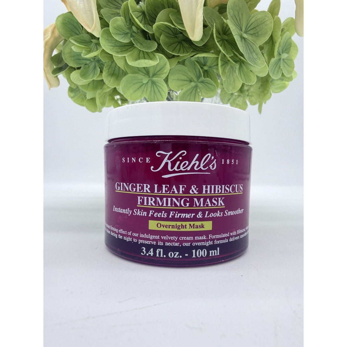 Kiehls Ginger Leaf & Hibiscus Overnight Firming Mask 3.4oz/ 100ml NEW