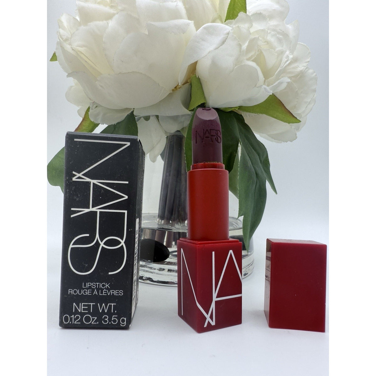 Nars Lipstick SCARLET EMPRESS Full Size 0.12 Oz. / 3.4 g Damage Tip