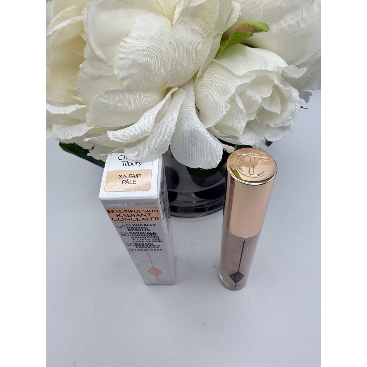 Charlotte Tilbury Beautiful Skin Radiant Concealer 3.5 Fair 0.25oz / 7.2g