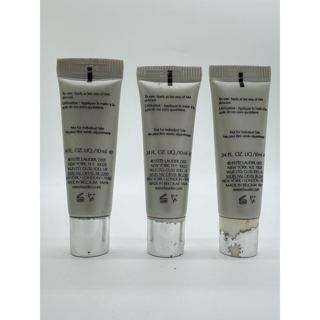Lot Of 3 Estee Lauder Re-Nutriv Radiant UV Base SPF50 .34Oz. / 10ml = Full Size