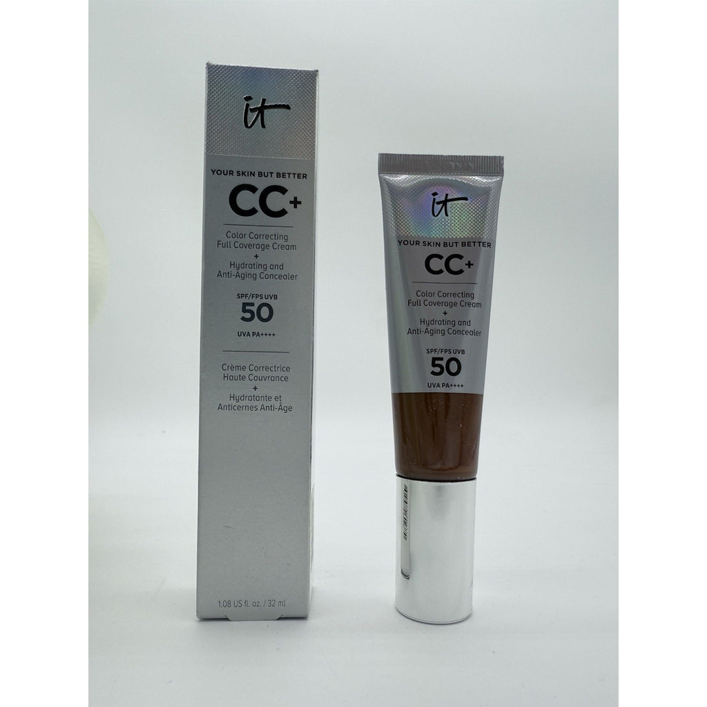 IT Cosmetics Your Skin But Better CC+ Color Correcting Cream NEUTRAL Deep 1.08oz