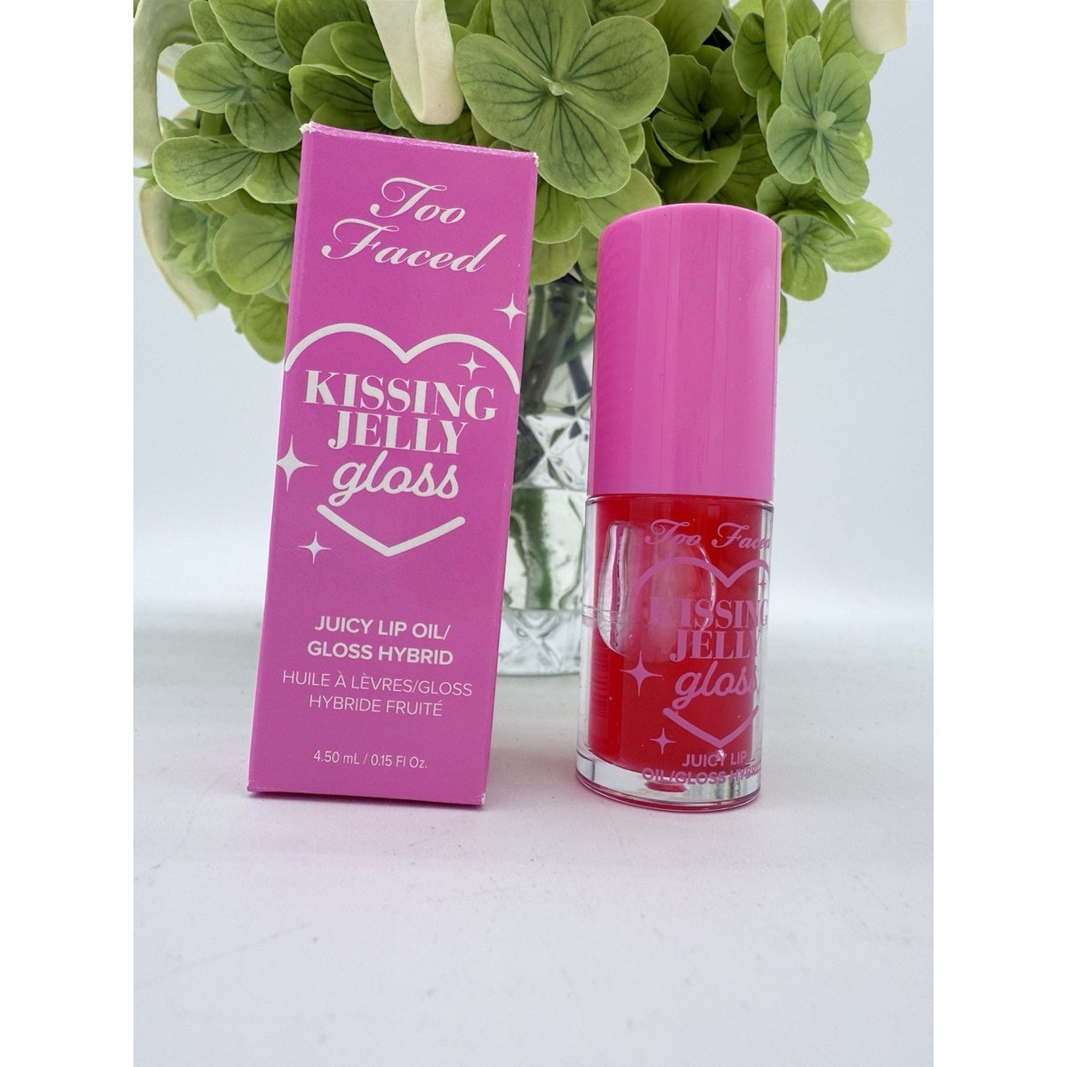 Too Faced Kissing Jelly Gloss Juicy Lip Oil Sour Watermelon Full Size