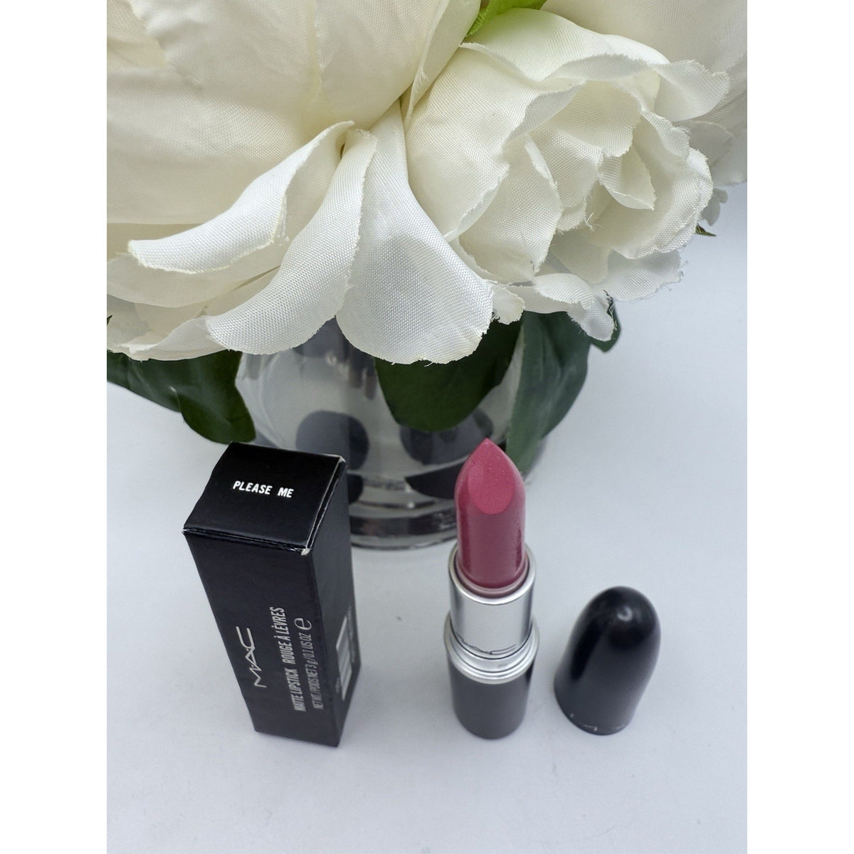 Mac Matte Lipstick PLEASE ME Full Size 3 g / 0.1 Oz.