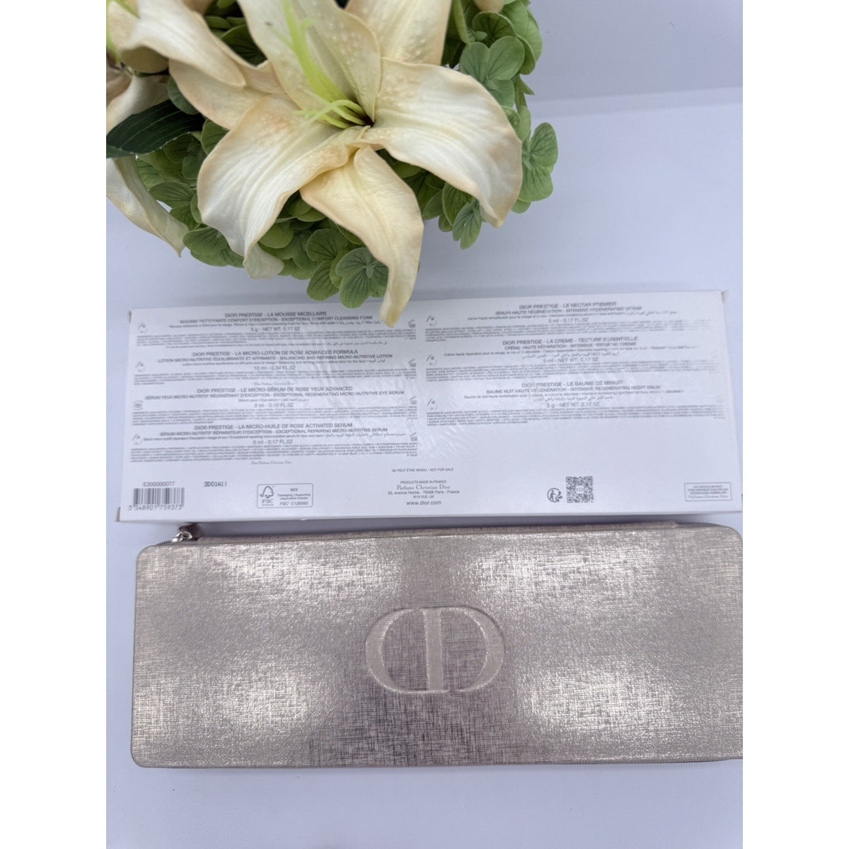 Dior Prestige Gold Piano VIP Gift Set 7pc Luxury High-End Skincare & Makeup