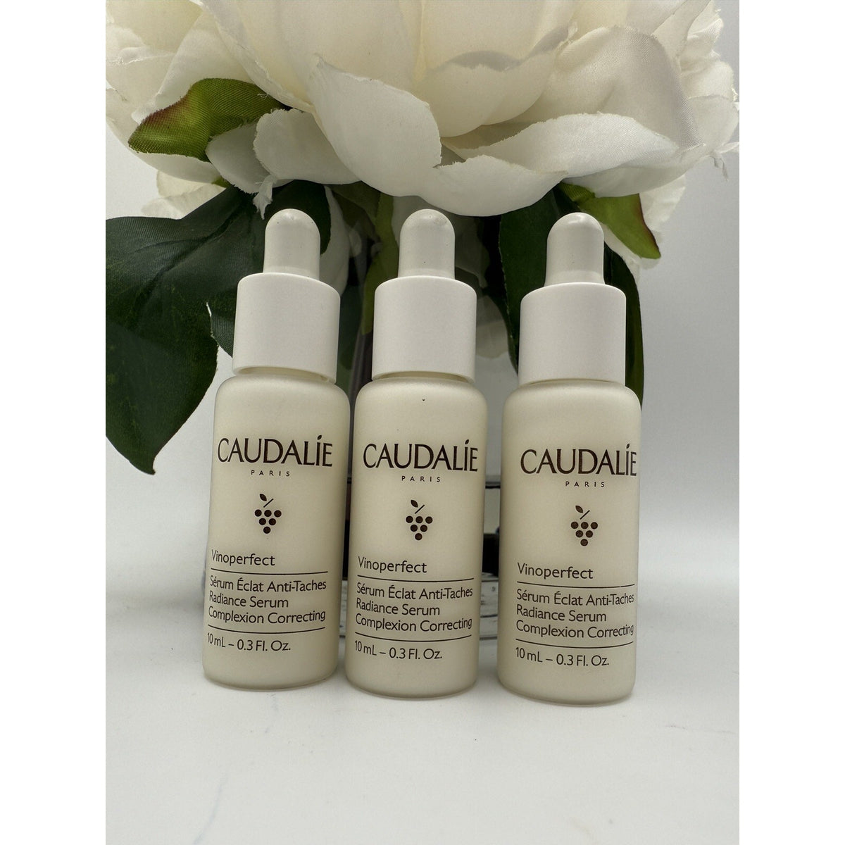 3 Caudalie Vinoperfect Radiance Serum Complexion Correcting 10ml Each = Full Sz