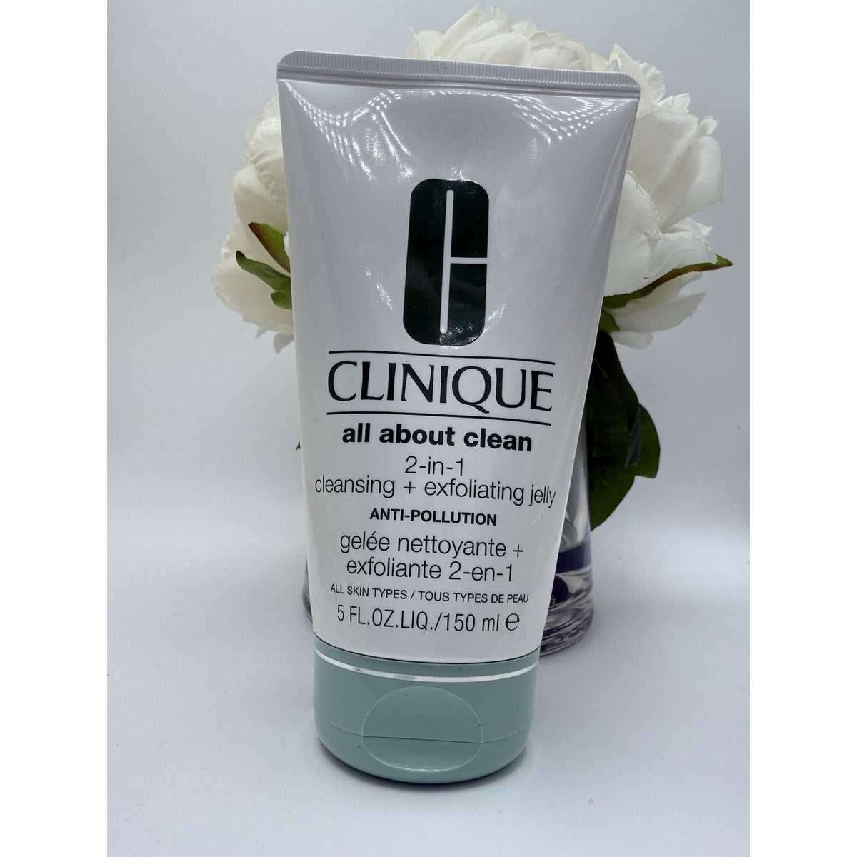 CLINIQUE All About Clean 2-In-1 Cleansing + Exfoliating Jelly 5oz / 150ml