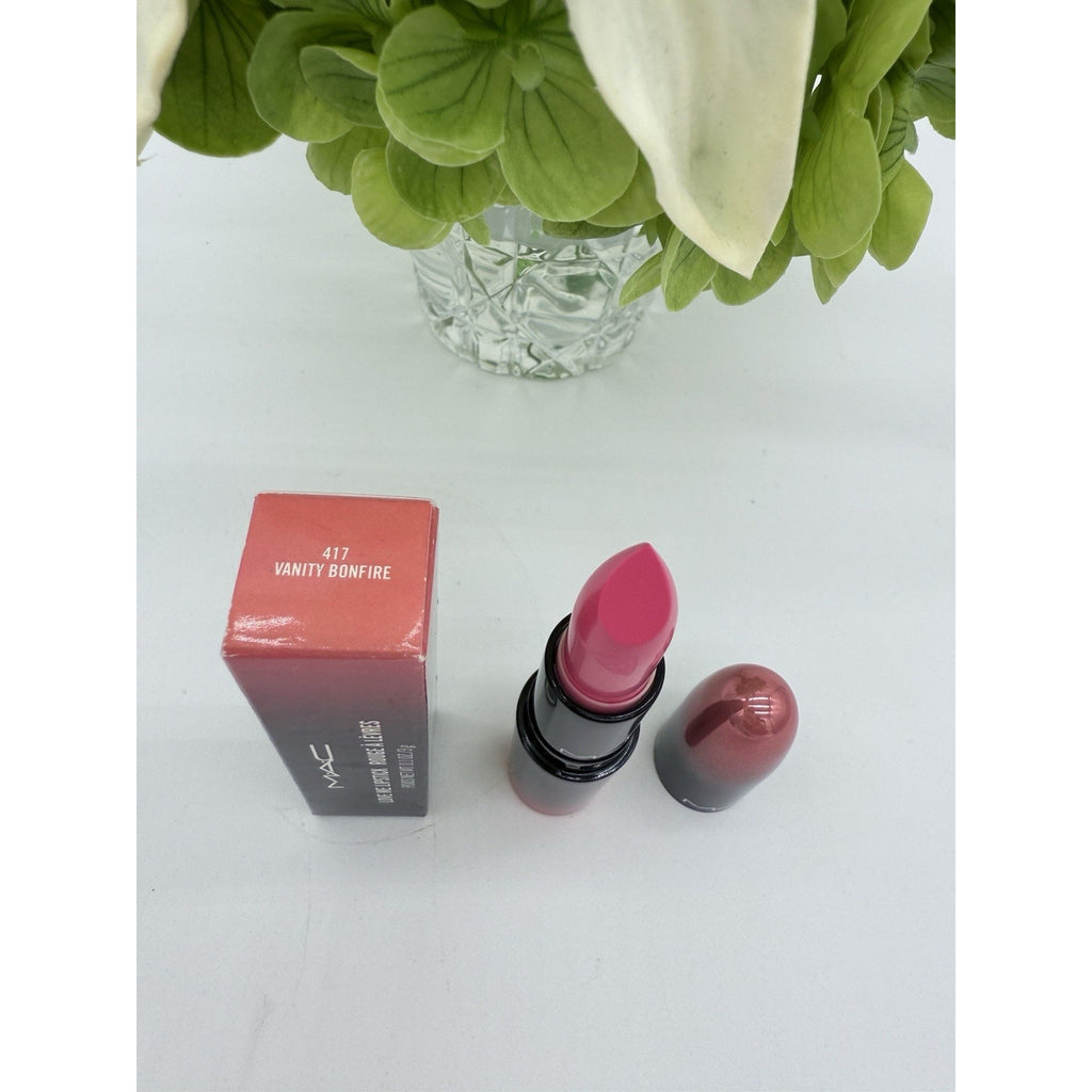 MAC Love Me Lipstick Vanity Bonfire 417 New in Box 0.1oz / 3g