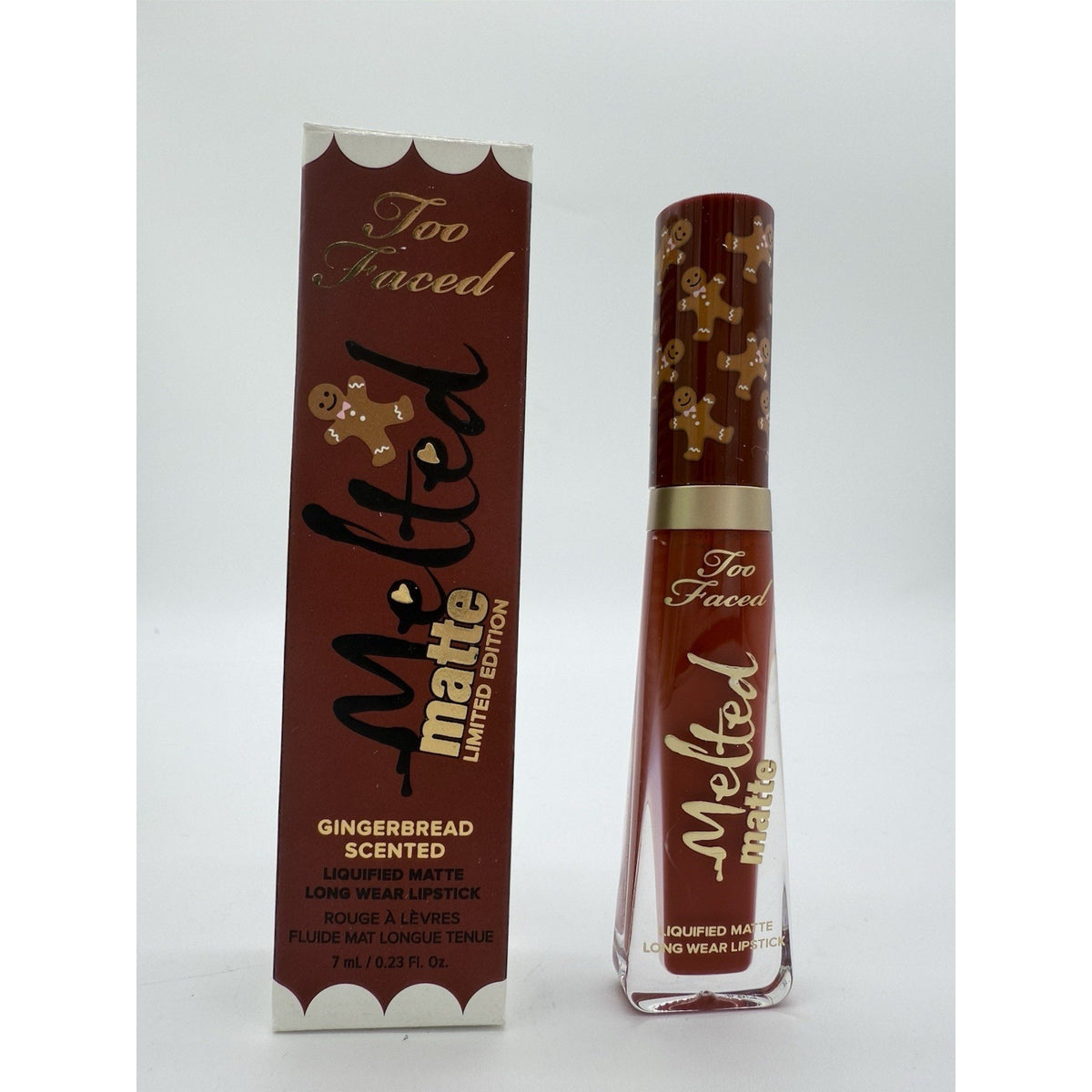 Too Faced Liqufied Matte Long Wear Lipstick Gingerbread Man 0.23 oz / 7ml