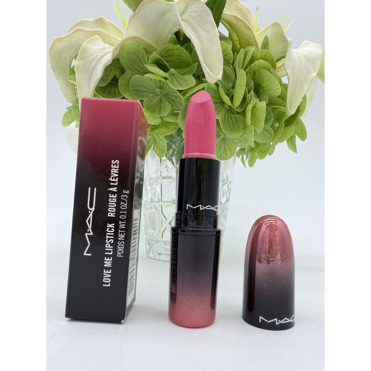 MAC Love Me Lipstick Vanity Bonfire 417 New in Box 0.1oz / 3g
