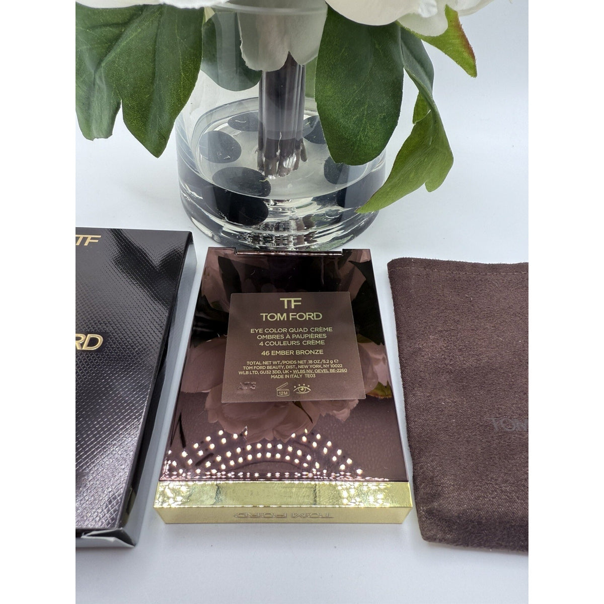 TOM FORD Eye Color Quad Creme 46 EMBER BRONZE .18oz / 5.2g