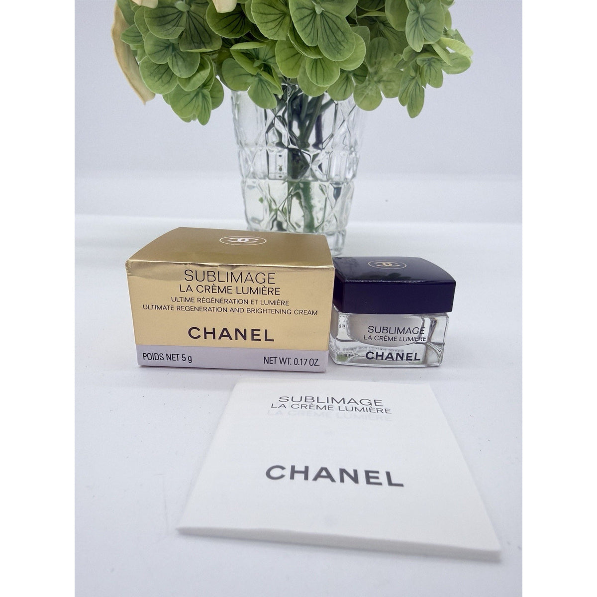 Chanel SUBLIMAGE LA CREME LUMIERE Ultimate Regeneration Brightening Cream 0.17oz