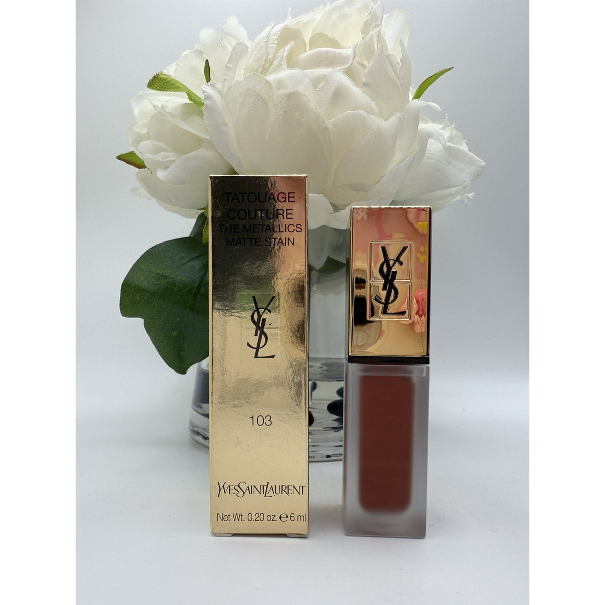 YVES SAINT LAURENT TATOUAGE COUTURE MATTE STAIN 103 TRIBAL COPPER 6ml
