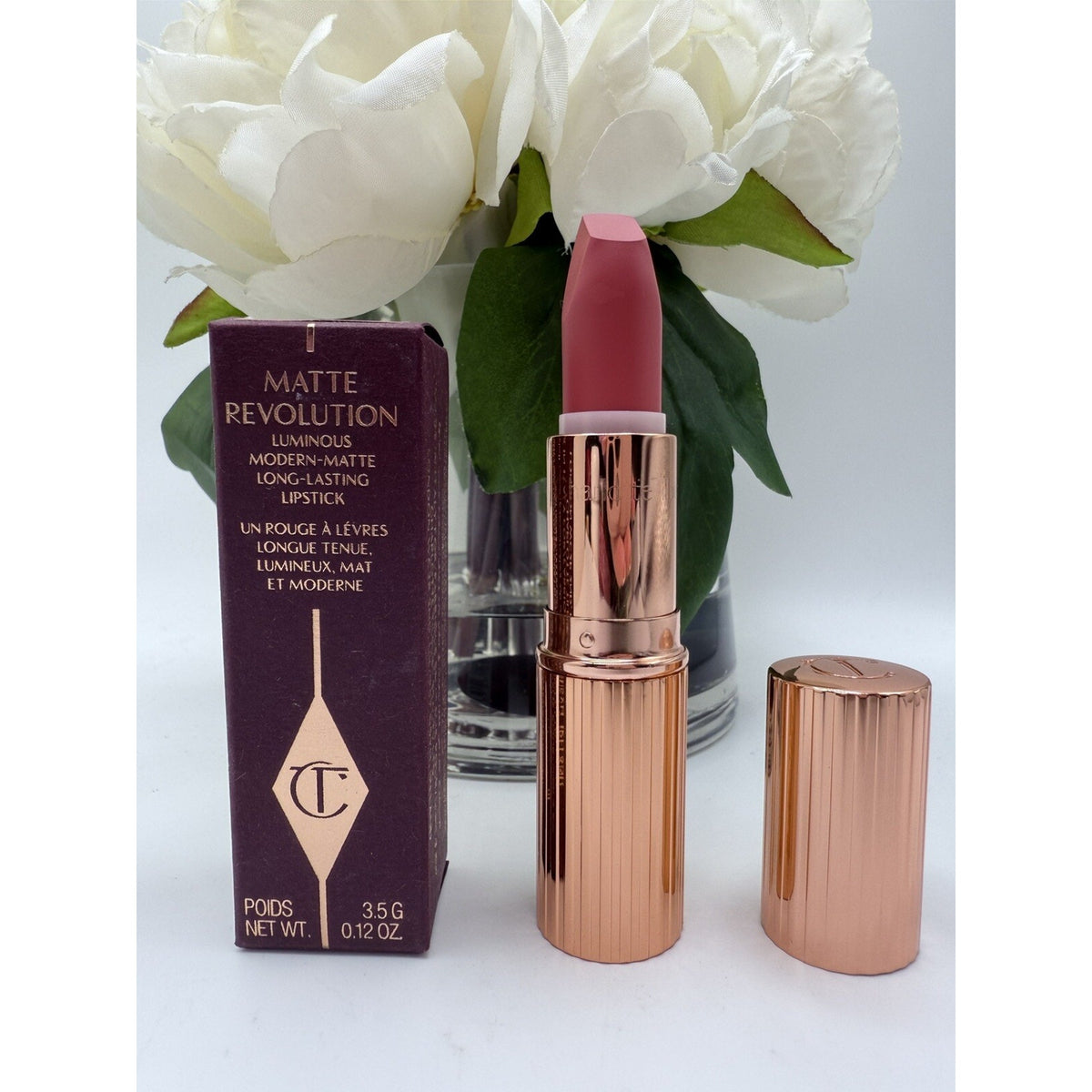 Charlotte Tilbury Matte Revolution Luminous Matte Lipstick Sexy Sienna 0.12oz