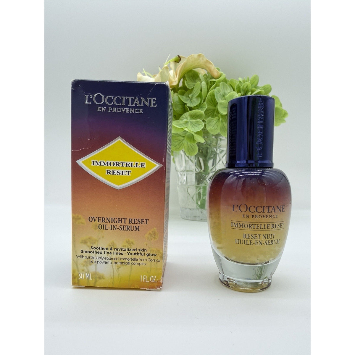 L'Occitane Immortelle Reset Overnight Oil-In-Serum 1 oz / 30mL