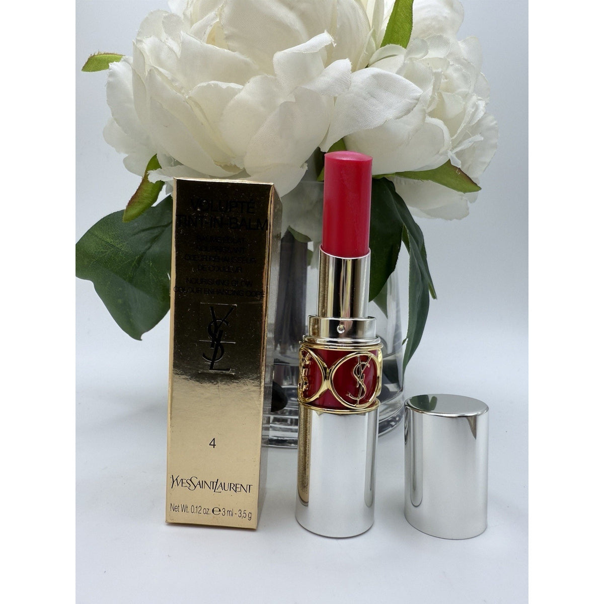 Yves Saint Laurent Volupte Tint In Balm 4 Desire Me Pink 0.12 oz / 3.5 g