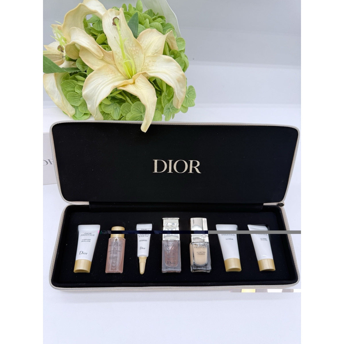 Dior Prestige Gold Piano VIP Gift Set 7pc Luxury High-End Skincare & Makeup
