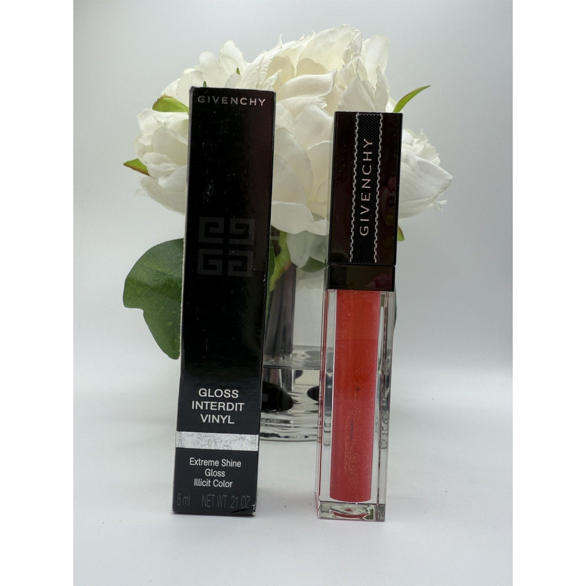 Givenchy Gloss Interdit Vinyl 11 Blod Orange 6ml/0.21oz FULL SIZE