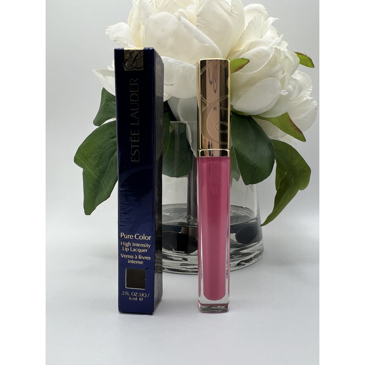 Estee Lauder Pure Color High Intensity Lip Laquer PCLL 03 Chrome Kimono Lacquer