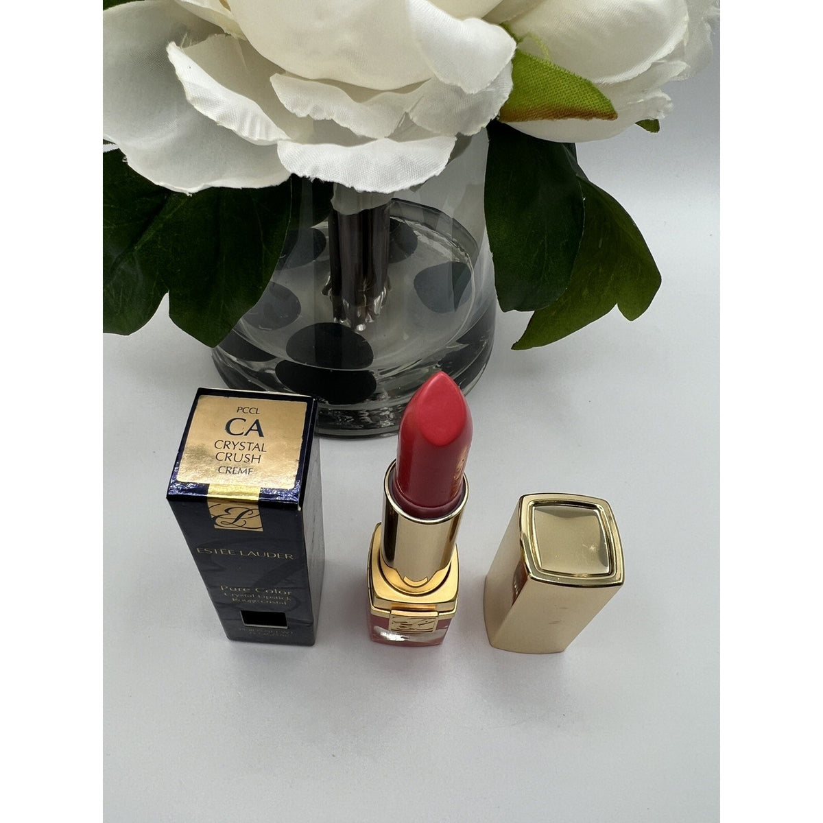 Estee Lauder Pure Color Crystal Lipstick Rouge Cristal # CA Crystal Crush Creme