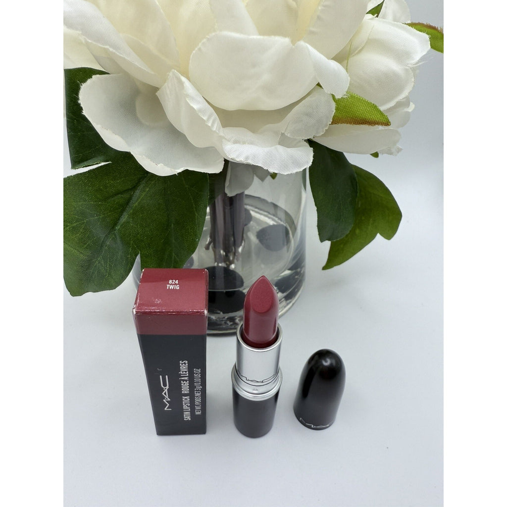MAC Satin Lipstick 824 Twig 3g / 0.1oz FULL SIZE
