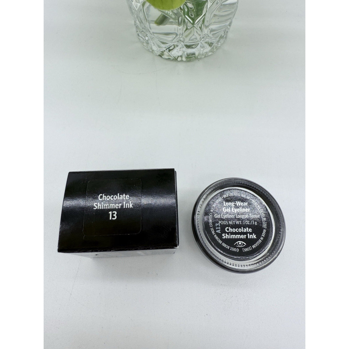 BOBBI BROWN Long Wear Gel Eyeliner 13 Chocolate Shimmer Ink .1oz / 3g