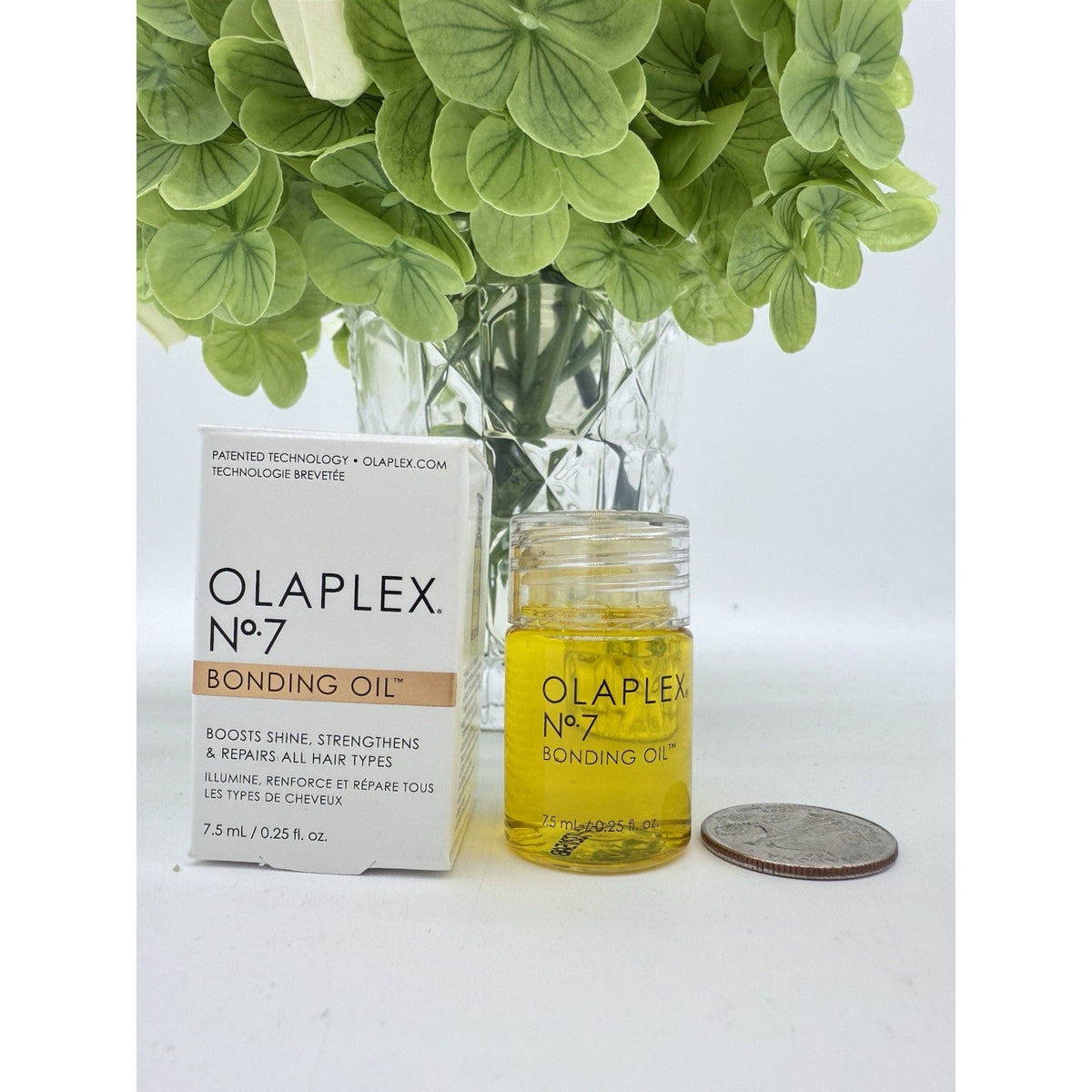 Olaplex No 7 Bonding Oil Boosts Shine, Strengthens & Repairs .25 oz Travel Size