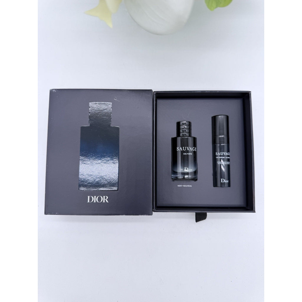 Dior Sauvage Eau Forte Parfum 10 ml & Sauvage Serum 5 ml Travel Set New In Box