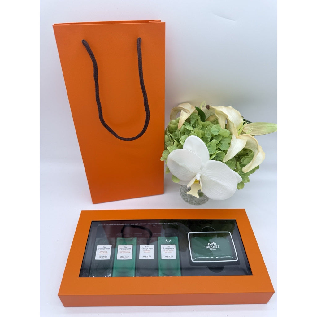 Hermes Eau D'Orange Verte Travel Set Gift Bag Included