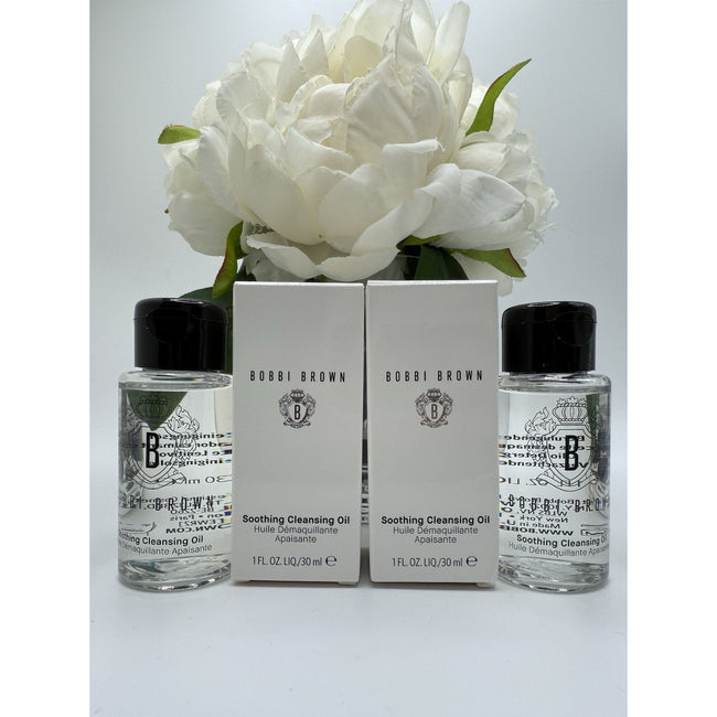 2 Bobbi Brown Soothing Cleansing Oil 1 Oz / 30 mL Each Travel Size