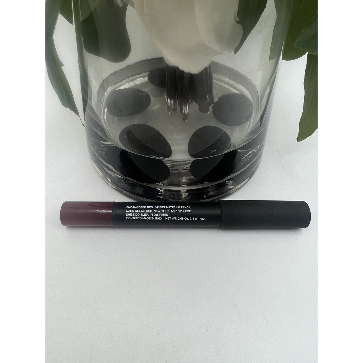 Nars Velvet Matte Lip Pencil Endangered Red NWOB 0.08oz / 2.4g