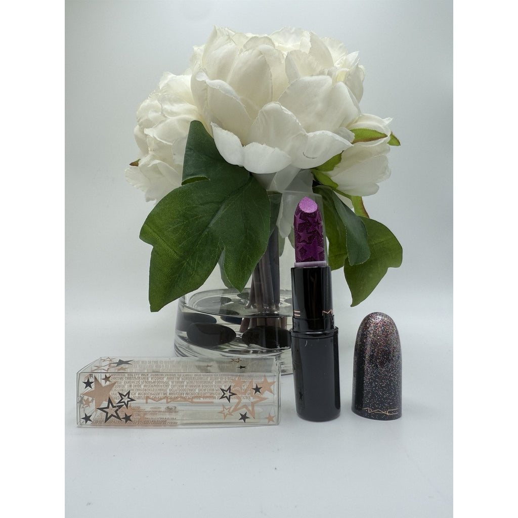 MAC Kiss of Stars Lipstick STARSTRUCK Pink/Purple Fuchsia