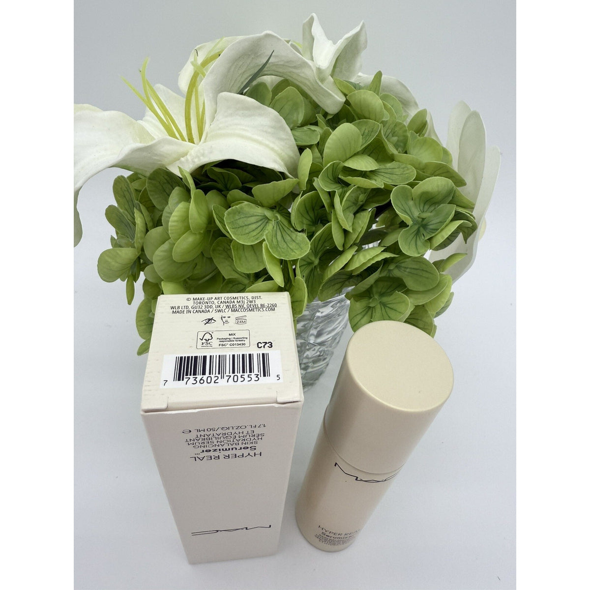 MAC Hyper Real Serumizer Skin Balancing Hydration Serum Size 1.7 FL. Oz/50mL
