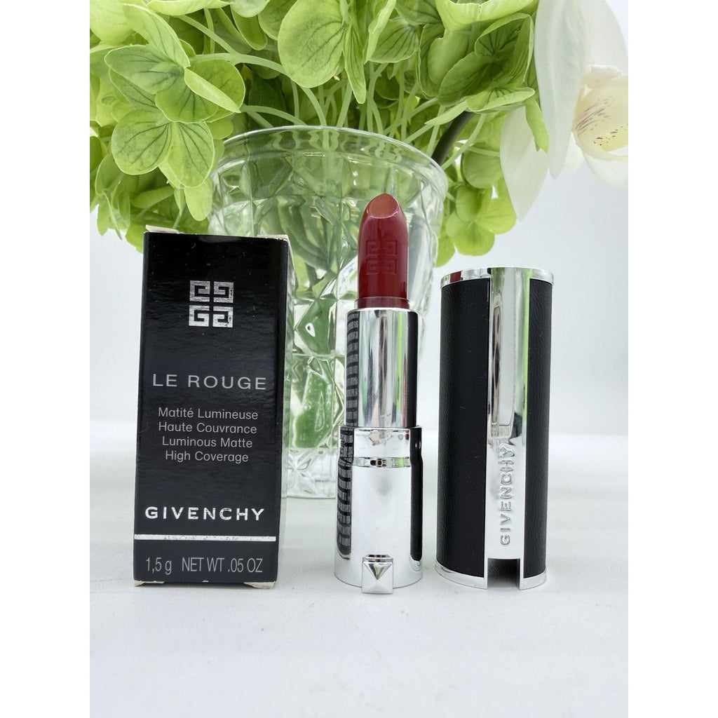 Givenchy Le Rouge Luminous Matte 333 L'Interdit Lipstick 1.5g Travel Size
