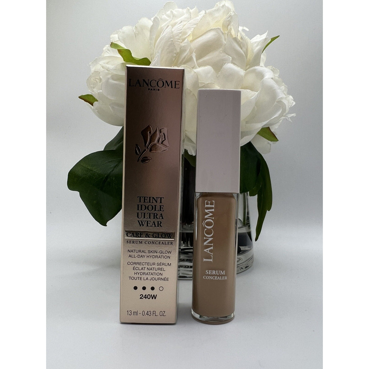Lancome Teint Idole Ultra Wear Care & Glow Serum Concealer 240W 0.43 Fl Oz /13ml