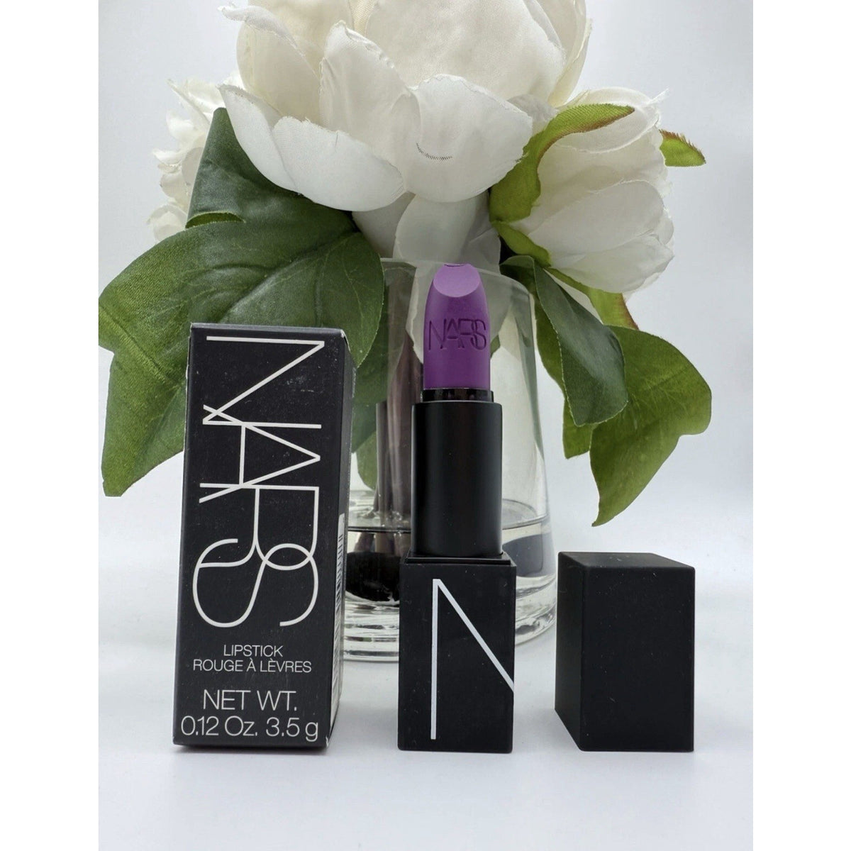 NARS Lipstick Candy Stripper Matte 0.12 oz / 3.5g New Tip Flaw