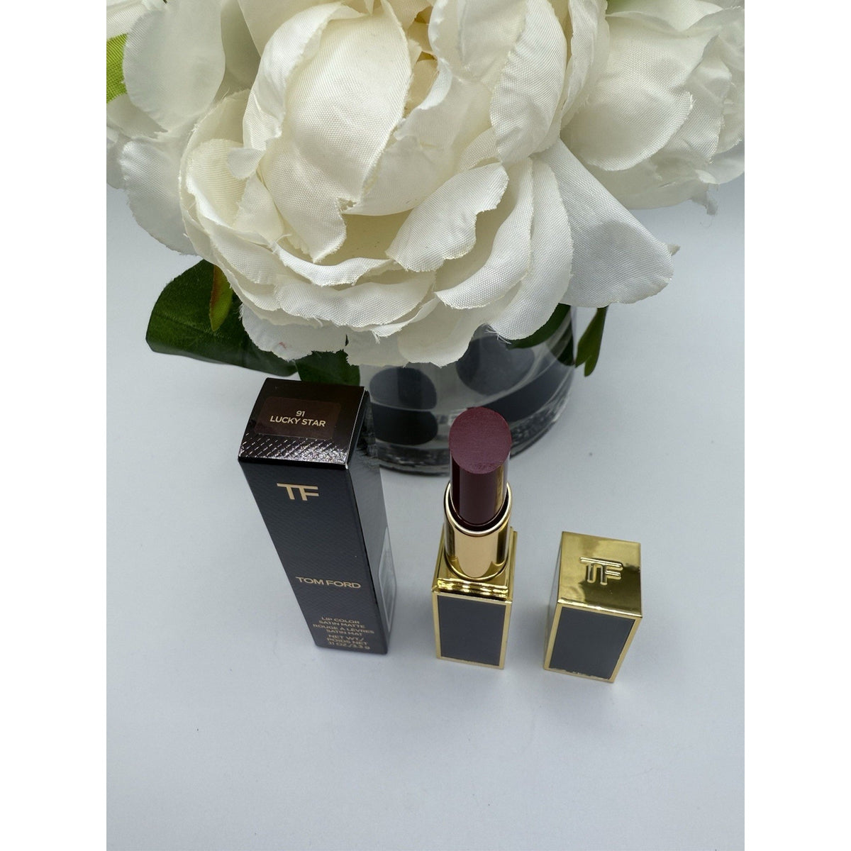Tom Ford Satin Matte Lip Color Lipstick 91 Lucy Star Full Size 0.11 oz/3.3g