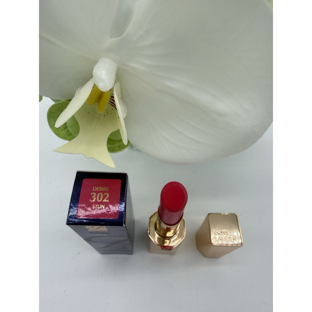 Estee Lauder Pure Color Desire 302 STUN Lipstick Full Size 0.10 oz