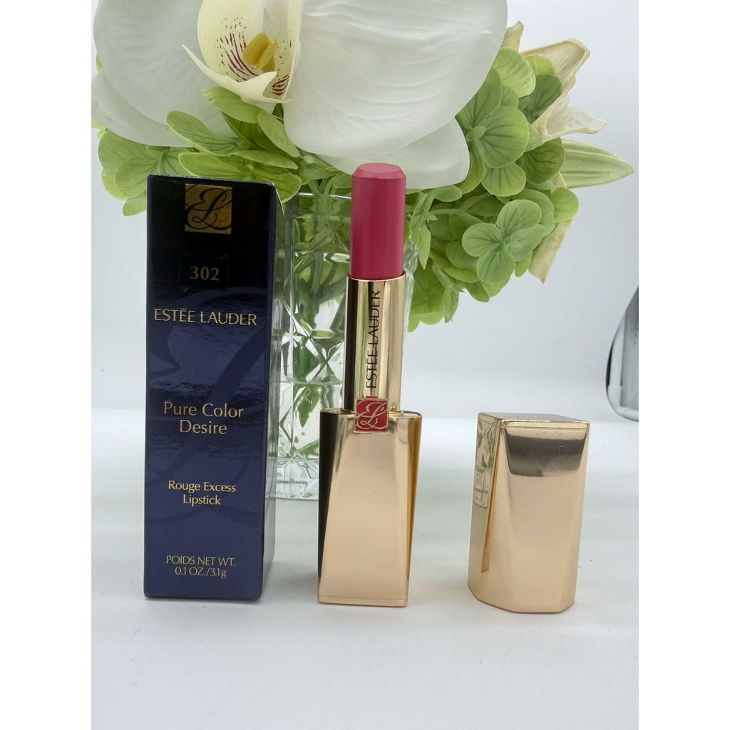 Estee Lauder Pure Color Desire 302 STUN Lipstick Full Size 0.10 oz