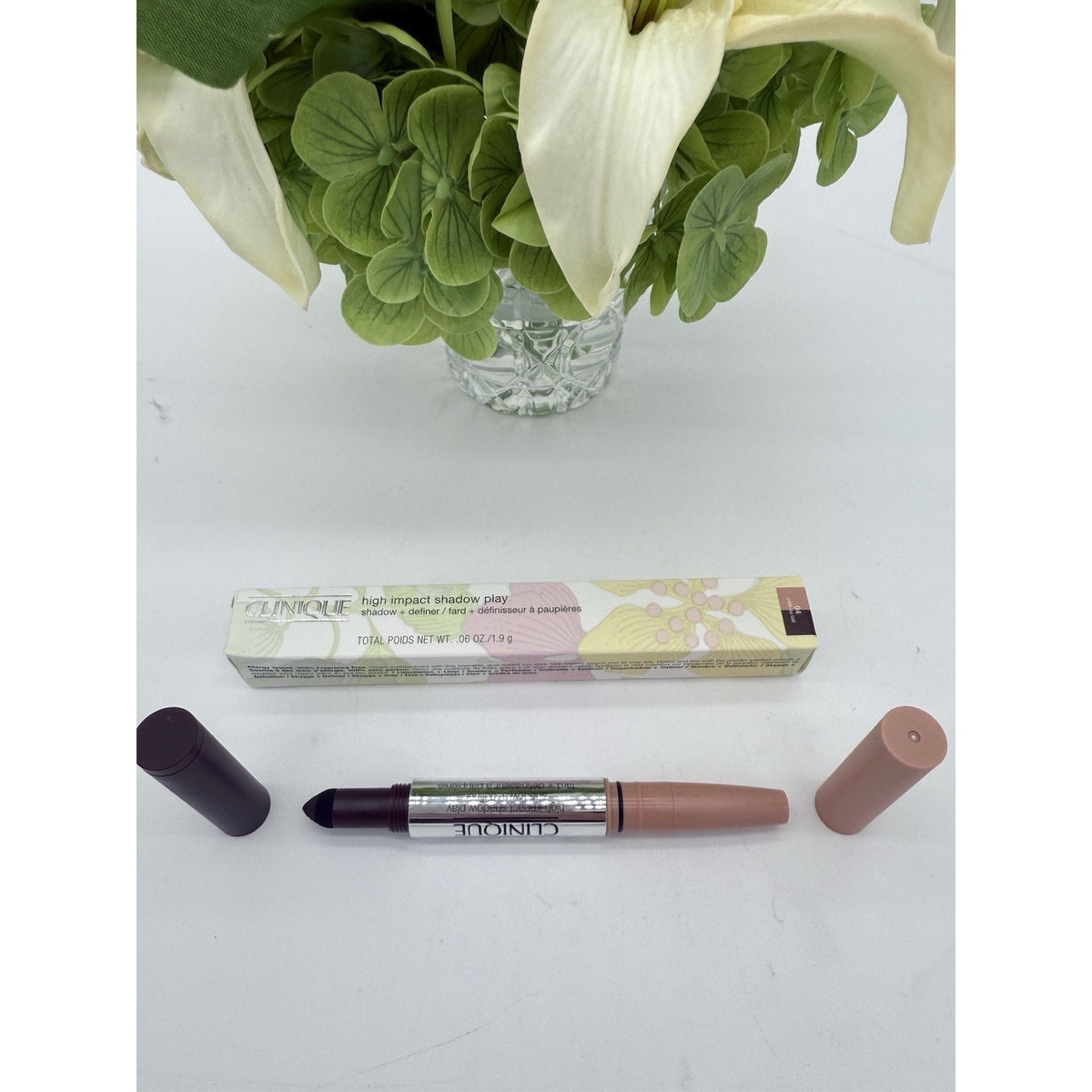 CLINIQUE High Impact Shadow Play Eyeshadow + Definer 04 Cafe Au Lait
