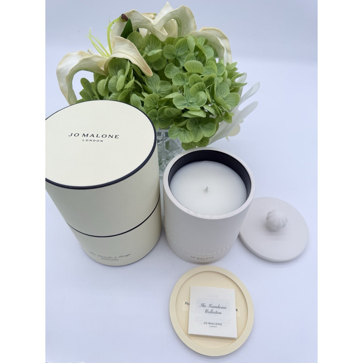 Jo Malone Lilac Lavender Lovage Perfume Scented Candle Gift Box 3.35in